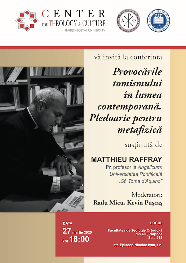 Provocările tomismului în lumea contemporană. Pledoarie pentru metafizică